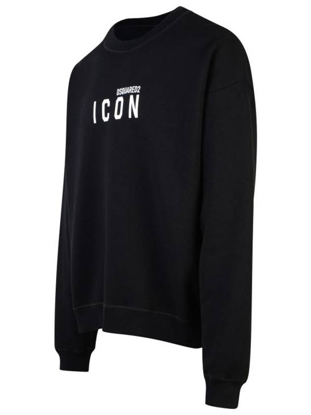 Logo Print Sweatshirt Black - DSQUARED2 - BALAAN 3