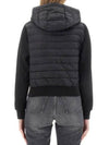 Bolsena Goose Down Mix Hoodie Cardigan Black - DUVETICA - BALAAN 4