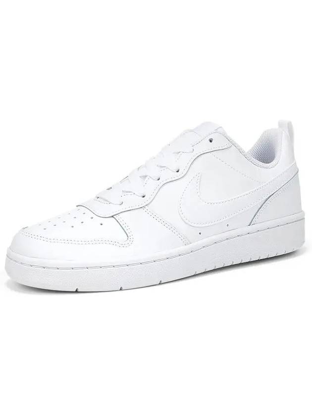 Court Borough Low 2 Low Top Sneakers Triple White - NIKE - BALAAN 5