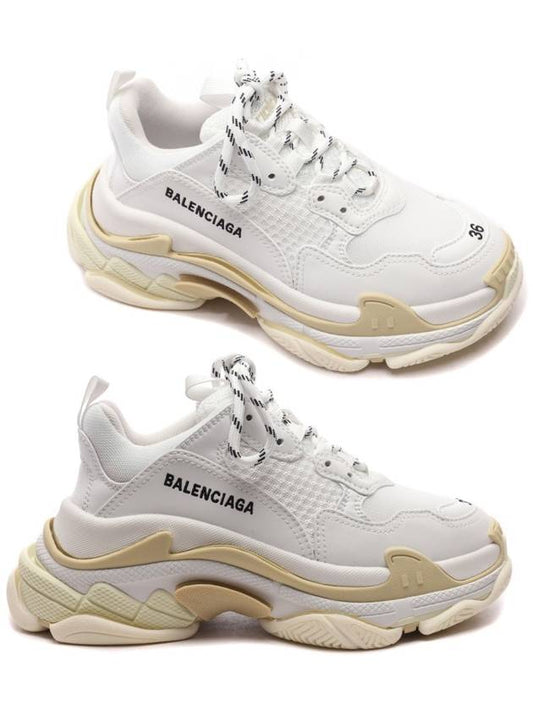 Triple S Low-Top Sneakers White - BALENCIAGA - BALAAN 2