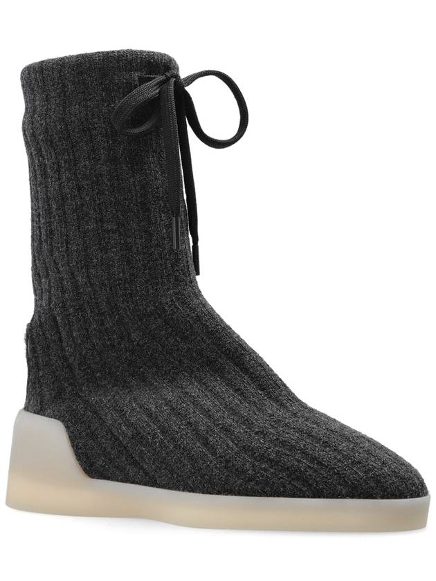 Fear Of God Ankle Boots Moc Knit Hi, Men's, Grey - FEAR OF GOD - BALAAN 4