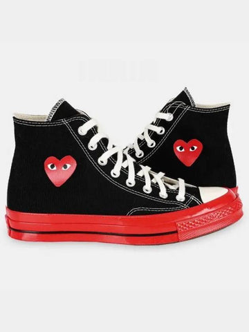 Converse Chuck Taylor High Top P1 K124 000 BLACK 271231 1064474 - COMME DES GARCONS - BALAAN 1