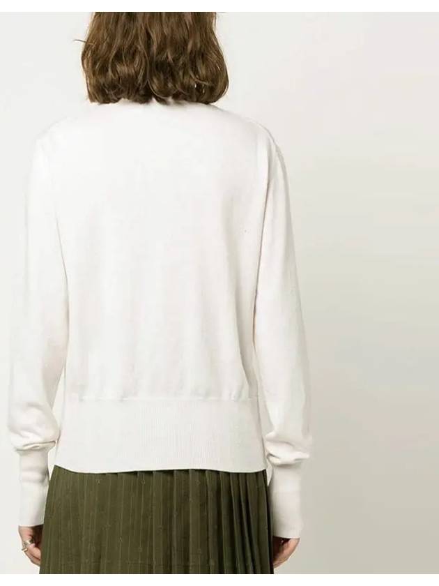 Bea Logo Cardigan Cream - VIVIENNE WESTWOOD - BALAAN 5