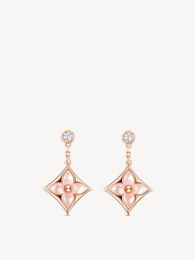 Color Blossom Star BB Earrings Pink Gold - LOUIS VUITTON - BALAAN 2