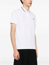 Logo Patch Polo Shirt White - MONCLER - BALAAN 4