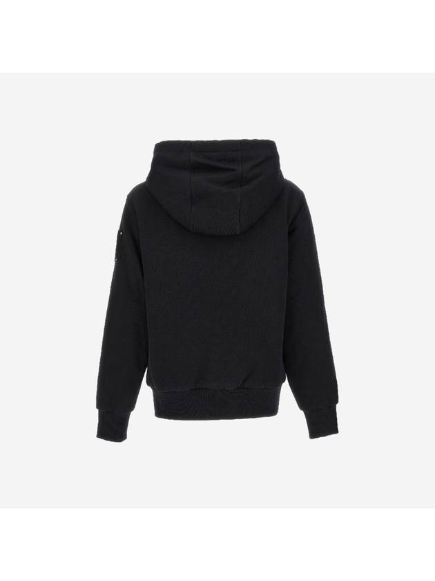 Classic Bunny 2 Zip Up Hoodie White Lining Black - MOOSE KNUCKLES - BALAAN 3