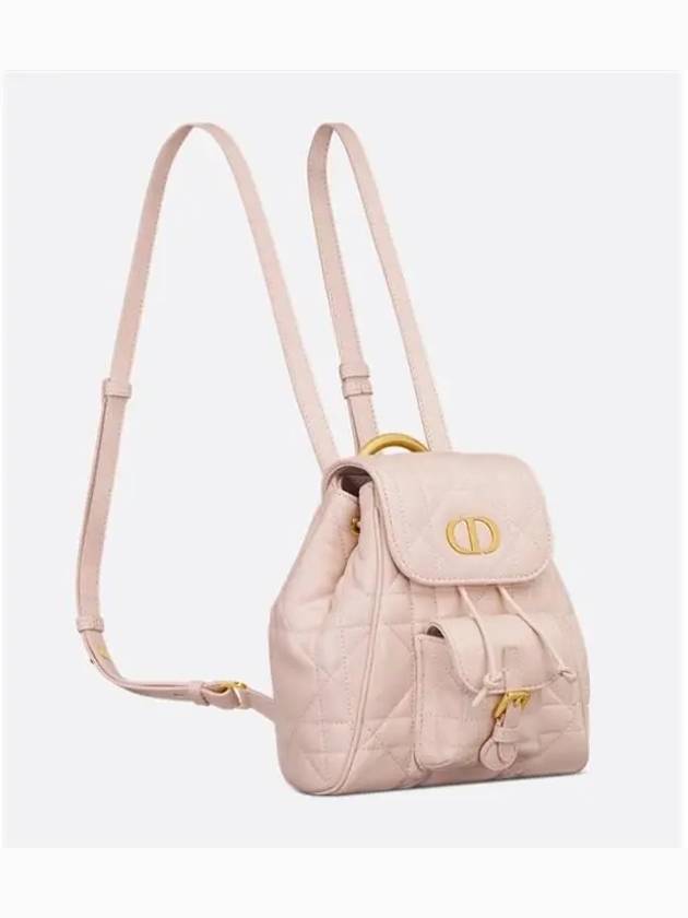 Caro Small Lambskin Backpack Pink - DIOR - BALAAN 4