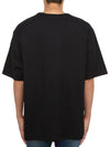 Logo Patch Cotton Short Sleeve T-Shirt Black - ACNE STUDIOS - BALAAN 4