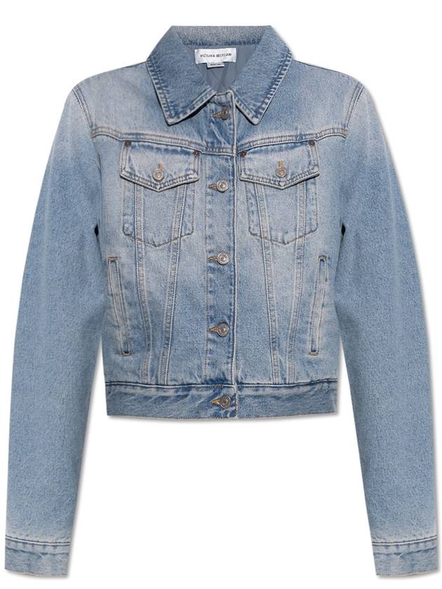 Victoria Beckham Denim Jacket, Women's, Blue - VICTORIA BECKHAM - BALAAN 1