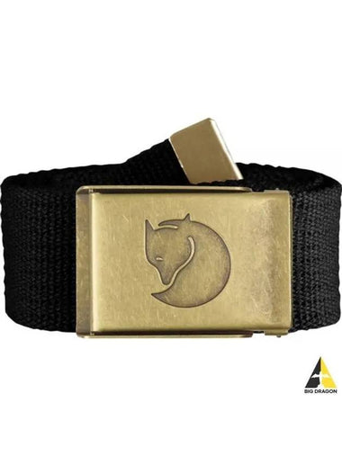 Canvas brass belt 4CM black 77297550 - FJALL RAVEN - BALAAN 1