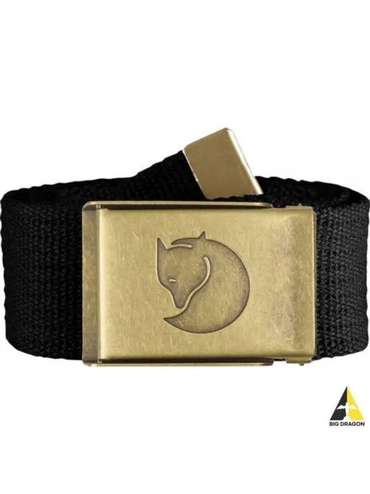 Canvas brass belt 4CM black 77297550 - FJALL RAVEN - BALAAN 1