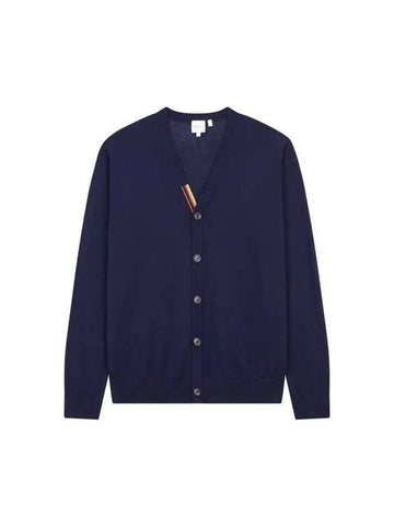 Striped patch knit cardigan navy 271724 - PAUL SMITH - BALAAN 1