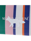 Maison Kitsune Women's Multi-Stripe Pouch KU05548WE4006 MS - MAISON KITSUNE - BALAAN 6