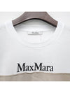 Women's Tacco Short Sleeve T-Shirt White - MAX MARA - BALAAN 5