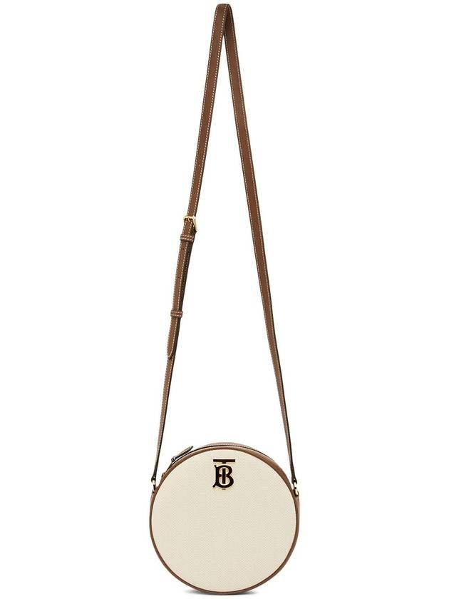 Louis TB Logo Canvas Shoulder Bag Brown Beige - BURBERRY - BALAAN 2