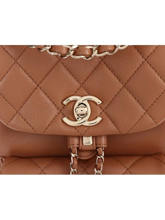 Duma backpack camel gold plated 73503 - CHANEL - BALAAN 5