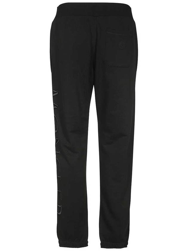 Men's Side Logo Track Pants Black - MONCLER - BALAAN 4