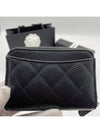 Classic zipper black caviar silver card wallet AP0216 - CHANEL - BALAAN 5