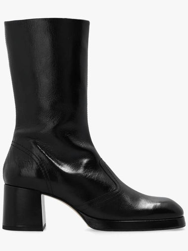 Miista ‘Cass’ Heeled Ankle Boots, Women's, Black - MIISTA - BALAAN 1