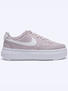 Women's Court Vision Alta Low Top Sneakers Platinum Violet White - NIKE - BALAAN 3