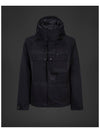 Layered Zip Up Hoodie Black - CP COMPANY - BALAAN 8