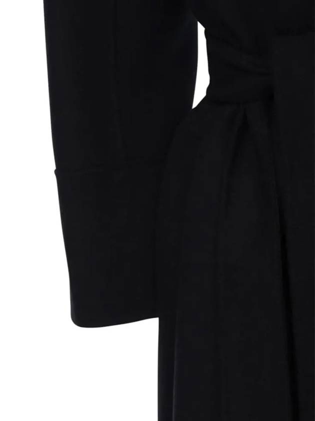 12th Anniversary Arona Belted Wool Coat Black 90161309 013 - MAX MARA - BALAAN 4