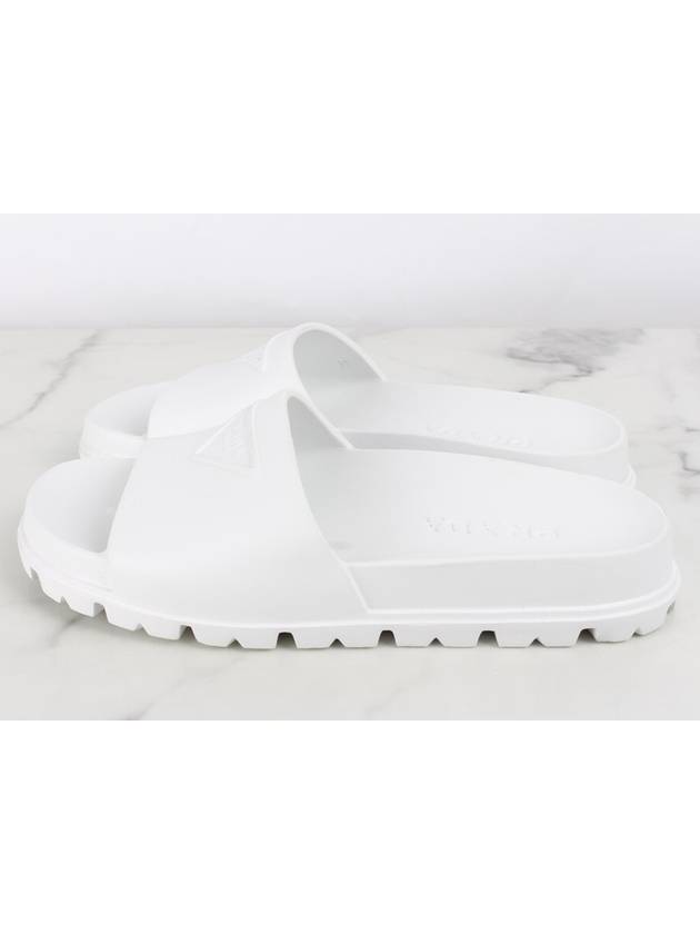 Triangle logo rubber slippers 37 240 - PRADA - BALAAN 5