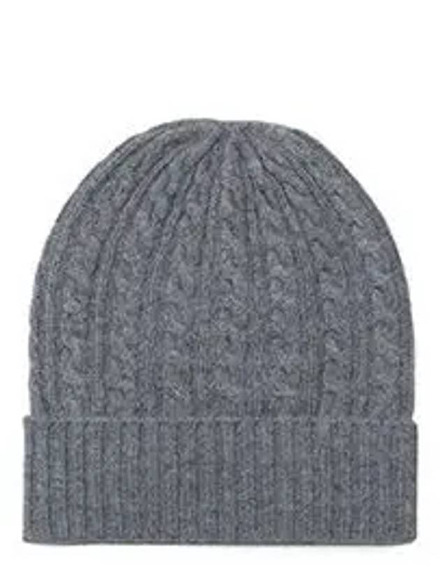 23FW Melange Gray Neutro Cashmere Beanie NEUTRO 008 - MAX MARA - BALAAN 5