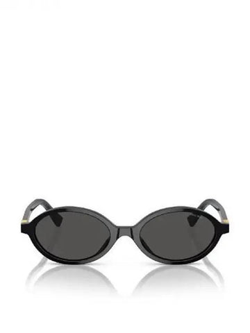 Regard logo temple sunglasses - MIU MIU - BALAAN 1