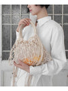 Macrame Tassel Tote Bag_CREAM Women's Tote Bag - RUBATI - BALAAN 3