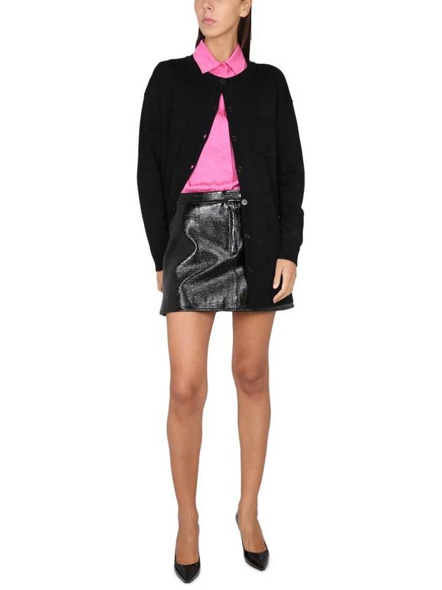 CARDIGAN WITH LOGO - MOSCHINO - BALAAN 3