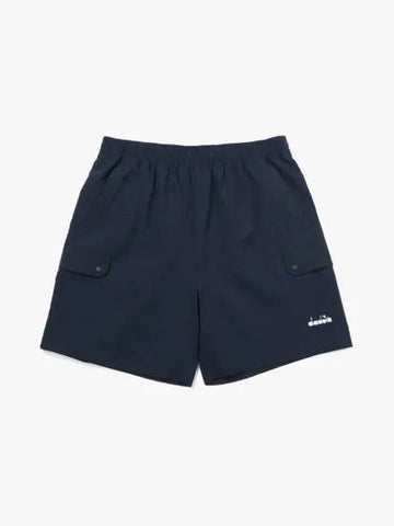 Diadora seersucker half pants NAVY - DIADORA - BALAAN 1