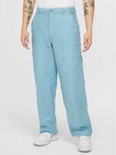 Life Chamois Double Knee Straight Pants Denim Turquoise - NIKE - BALAAN 2