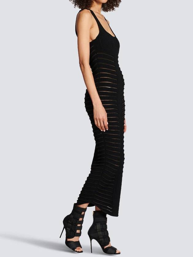 midi knit dress YF0RJ085KC800PA B0020169078 - BALMAIN - BALAAN 3