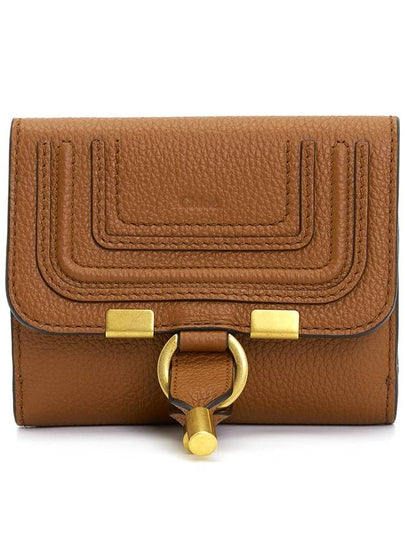 Marcie Square Flap Half Wallet Brown - CHLOE - BALAAN 2