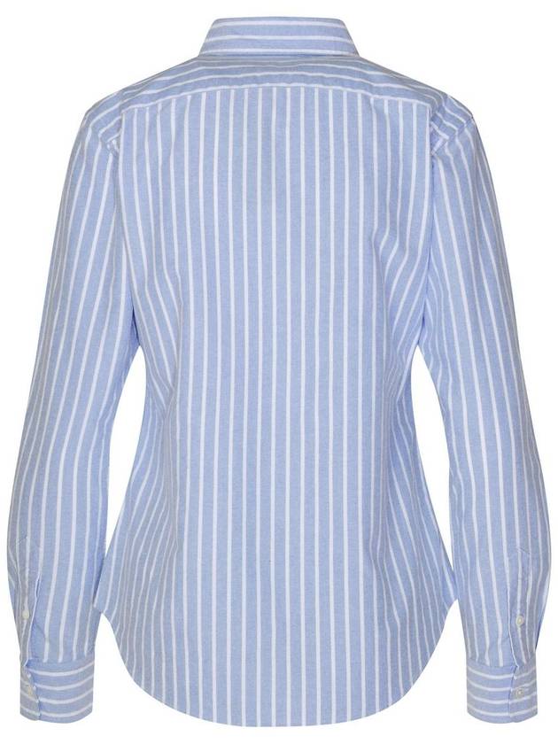 Pony Classic Fit Long Sleeve Shirt Blue - POLO RALPH LAUREN - BALAAN 3