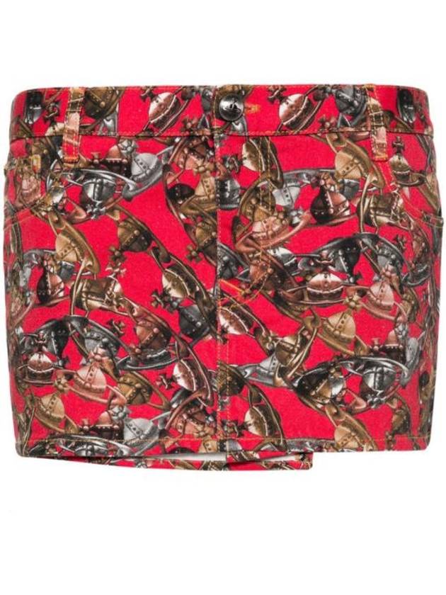 Crazy ORB H Line Skirt Red - VIVIENNE WESTWOOD - BALAAN 1