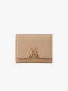 TB Grainy Leather Half Wallet Oat Beige - BURBERRY - BALAAN 3