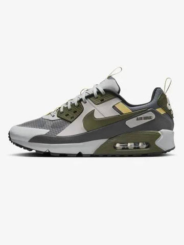 Air Max 90 Drift M Light Smoke Gray Cargo Khaki Black FB2877 003 - NIKE - BALAAN 1