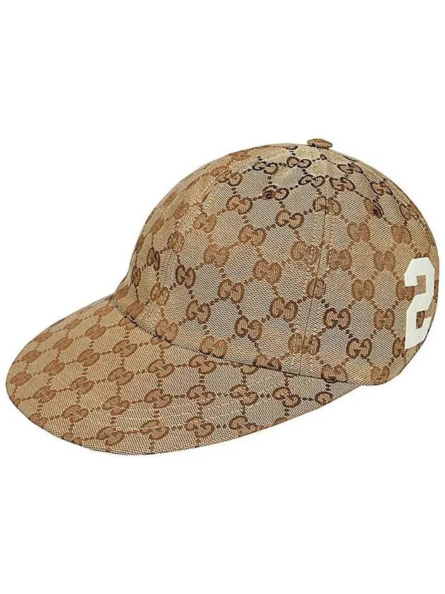 GG Supreme Canvas Ball Cap Beige - GUCCI - BALAAN 2