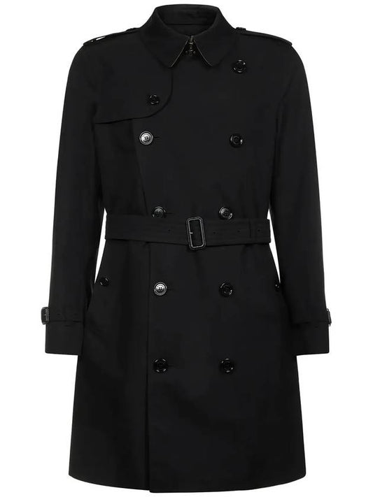 Men's Felsi Heritage Mid Trench Coat Black - BURBERRY - BALAAN 2