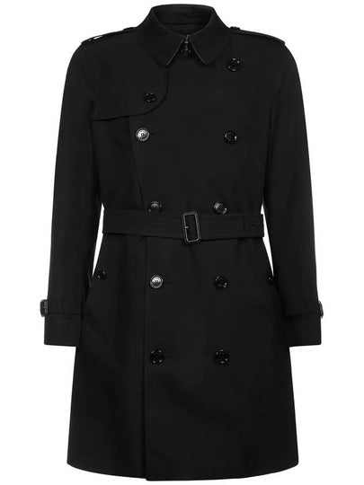 Men's Felsi Heritage Mid Trench Coat Black - BURBERRY - BALAAN 2