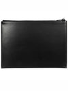 Tiny Monogram Medium Clutch Bag Black - SAINT LAURENT - BALAAN 4