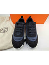 Bouncing Parachute Fabric Low Top Sneakers Noir - HERMES - BALAAN.