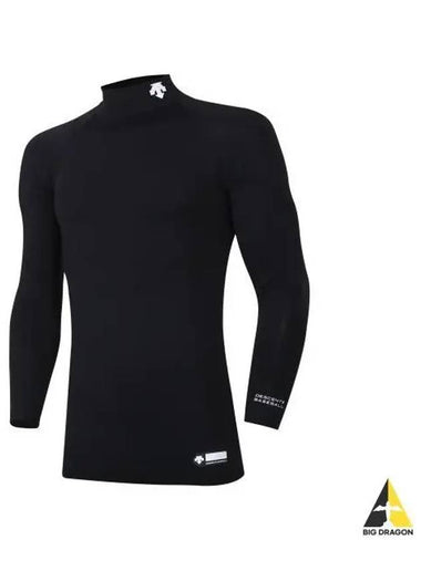 BASEBALL SN221ZCO41 BLK0 Long Sleeve Half Neck Cool Undershirt Black - DESCENTE - BALAAN 1