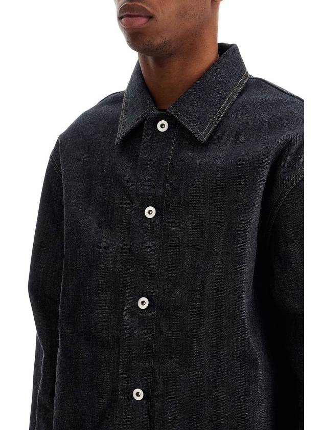 denim overshirt - JIL SANDER - BALAAN 4