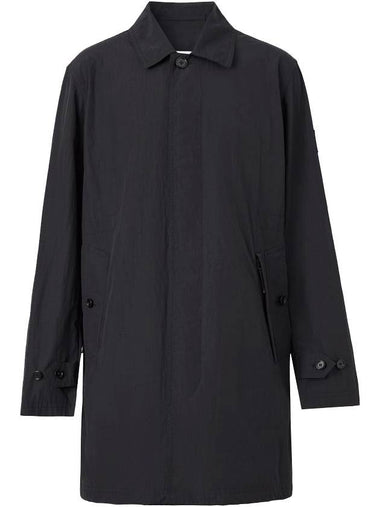 Zipped Pocket Trench Coat Black - BURBERRY - BALAAN 1