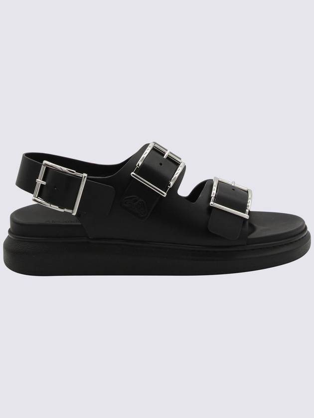 Hybrid Double Buckle Sandals Black - ALEXANDER MCQUEEN - BALAAN 6