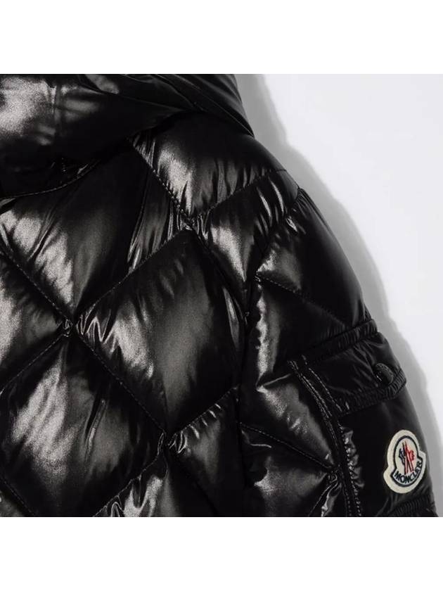 Kids Quilted Hood Down Black 1A55D 10 68950 999 - MONCLER - BALAAN 4