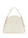 Voyou Medium Leather Shoulder Bag Ivory - GIVENCHY - BALAAN 1